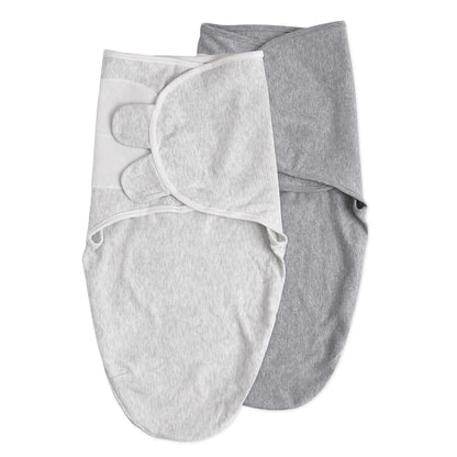Organic Baby Swaddle Sleep Sacks, 2-Pack Swaddles for Newborns Baby Essentials, Infant 0-3 Months