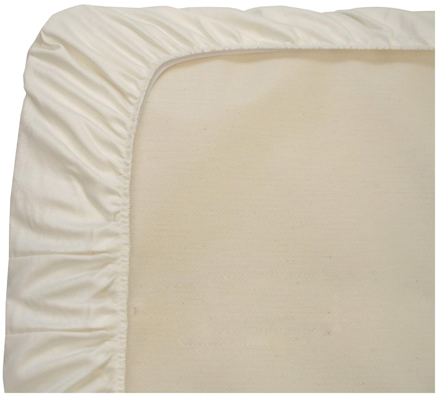 Naturepedic Organic Waterproof Crib Mattress Pad, Skin Friendly, Breathable & Absorbent Crib