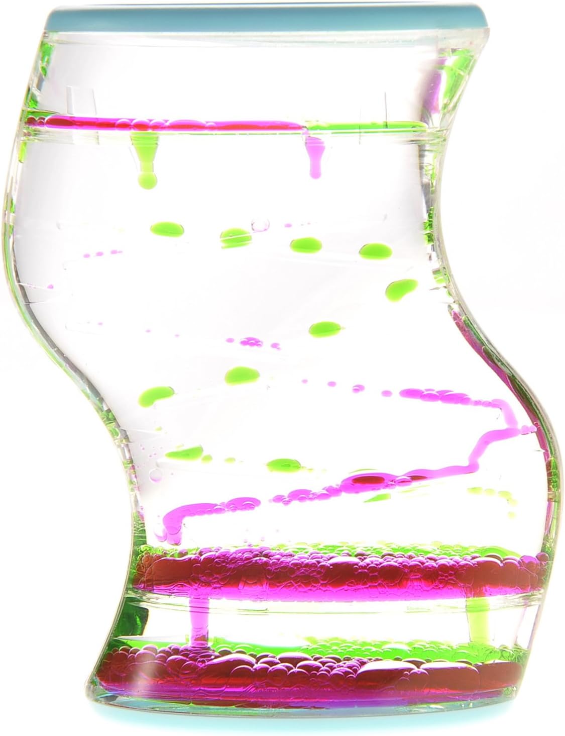 PowerTRC Liquid Motion Bubbler Sensory Toy, Stress Reliever Toys for Autism & ADHD, Calming and Relaxing Fidget Toy Gift for Kids and Adults Decorate Desktops, Home, Room, Or Classrooms