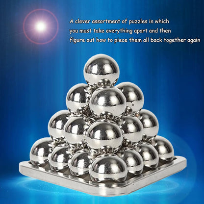 15 pcs IQ Test Puzzle Metal Wire Puzzles Mind Game Educational Toys High Difficulty Brain Teaser Puzzle Toy for Kids and Adults - Explore Creativity and Problem Solving. Gift Desk Puzzles