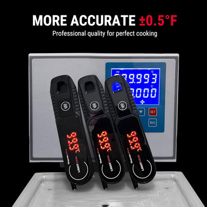 ThermoPro Lightning 1-Second Instant Read Meat Thermometer, Kitchen Food Thermometer with Auto