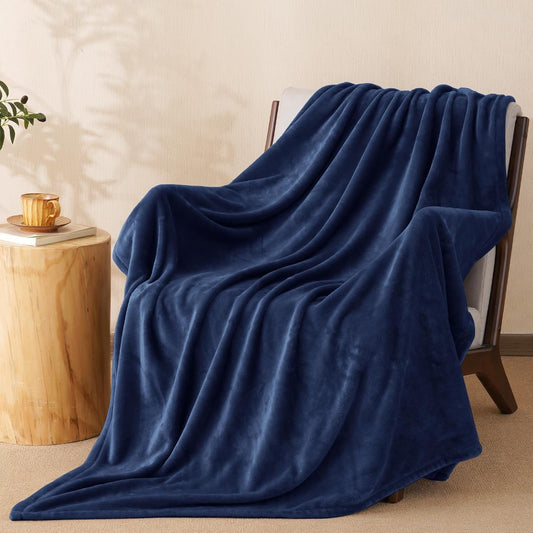 PHF Ultra Soft Fleece Throw Blanket, No Shed No Pilling Luxury Plush Cozy 300GSM Lightweight