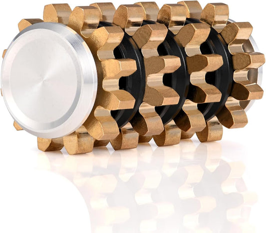 Fidget Toy Set, Metal Gear Fidget Toy, Gear Metal Fidget Spinner , Adult Fidget Spinner for Anxiety Relief Therapy, Steampunk Mechanical Sense.Fidget Pack Great Gift for Adults Teens Kids (4 in 1)