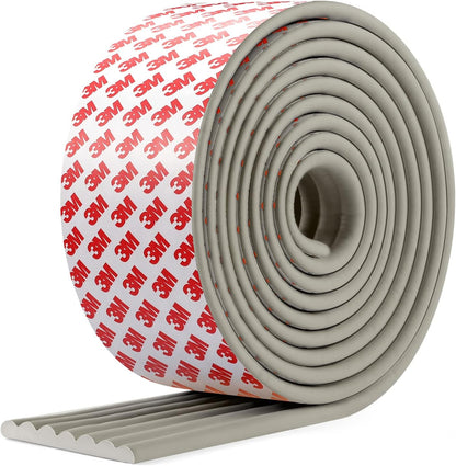 Upgrade Baby Proofing Edge Corner Protector, 16.4ft Edge Guards Padding with 3M Adhesive, Extra-Wide Soft Rubber Foam Padding, Furniture,Sharp Edge Safety Corner Edge Bumper Guard-Gray