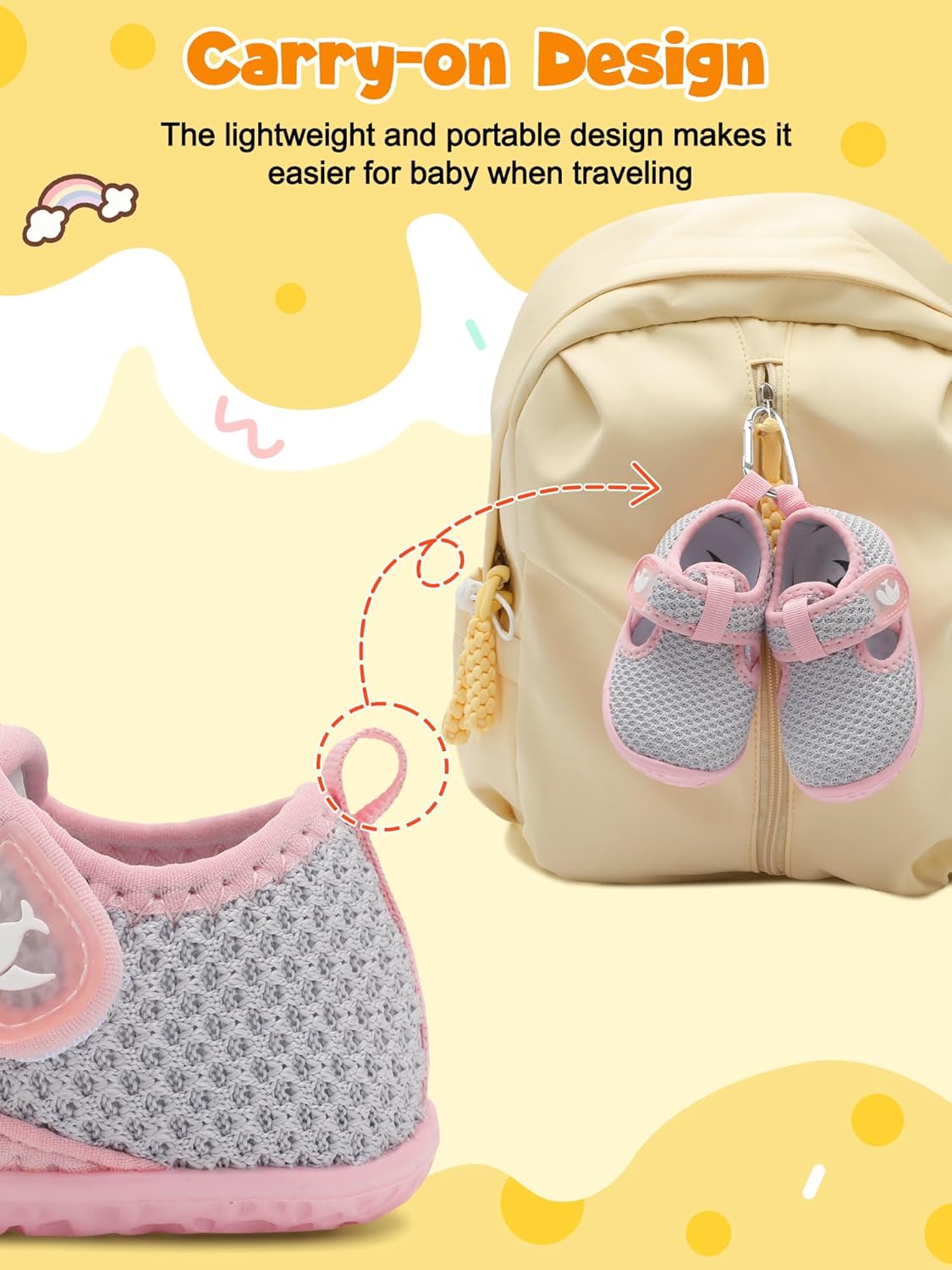 FEETCITY Barefoot Baby Shoes Girls Boys Walking Shoes Infant Sneakers Lightweight Flexible Newborn Dress School Shoe