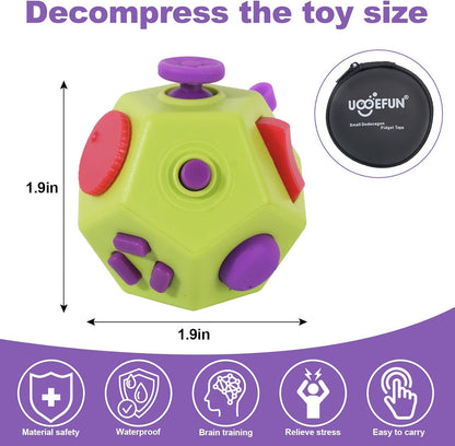 Mini Finger Cube Toys, Cool Fidget Toys for Kids Adults with Anxiety ADHD Autism and Relief Stress (Green)