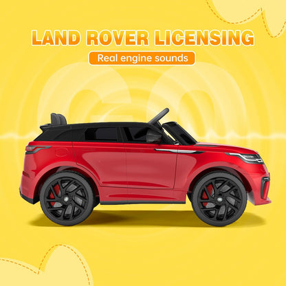 Licensed Land Rover Kids Electric Car, Ride On Toys for 4-8 Year Olds with Mp3 Player, Remote