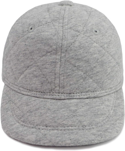 Keepersheep Baby Baseball Cap Infant Sun Hat, Cotton Knit with Soft Brim, Adjustable Soft Newborn Toddler Cap