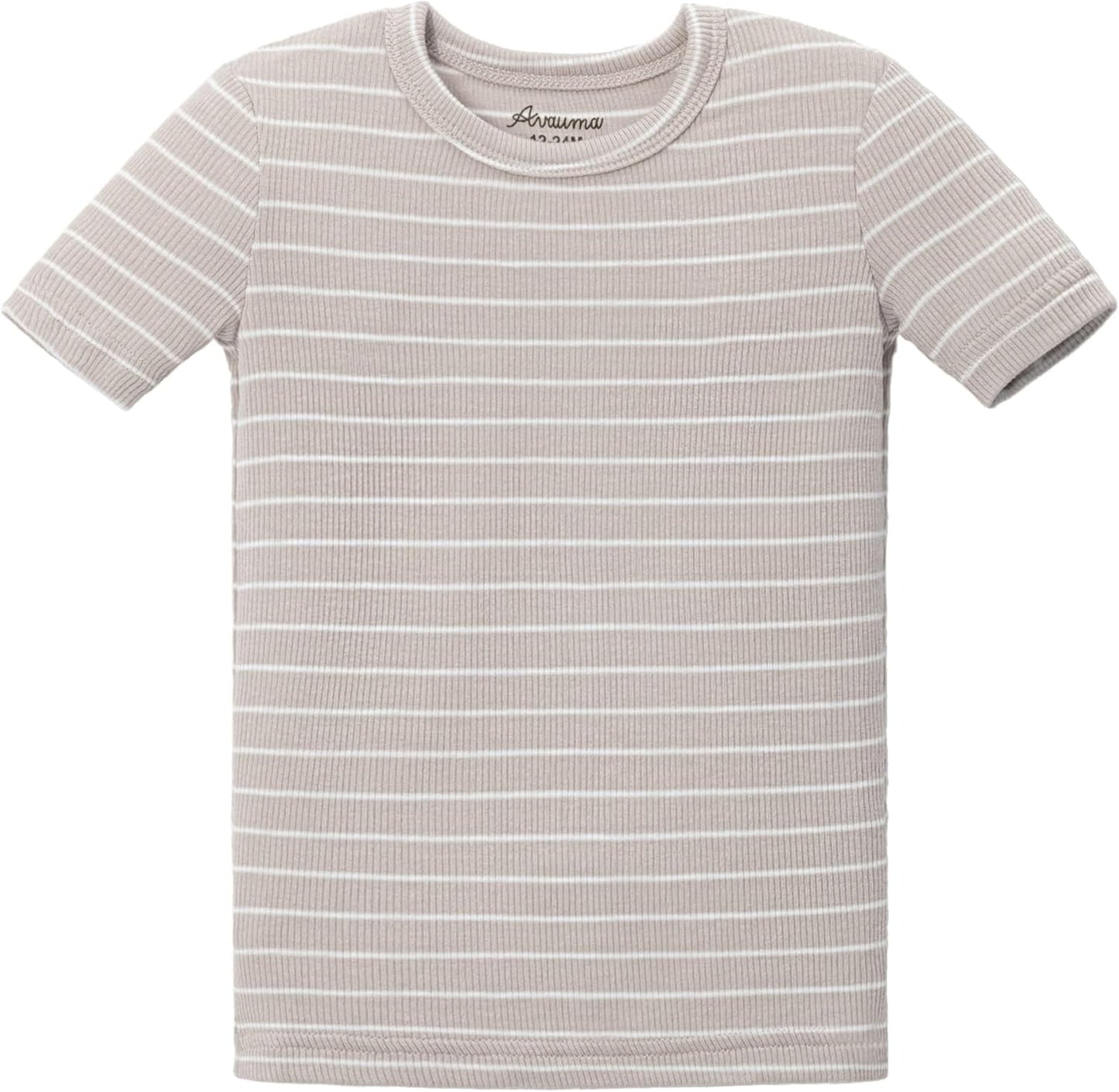 AVAUMA Stripe Pattern Baby Boys Girls Pajama Set Kids Toddler Snug fit Ribbed Sleepwear pjs for Daily Life Style