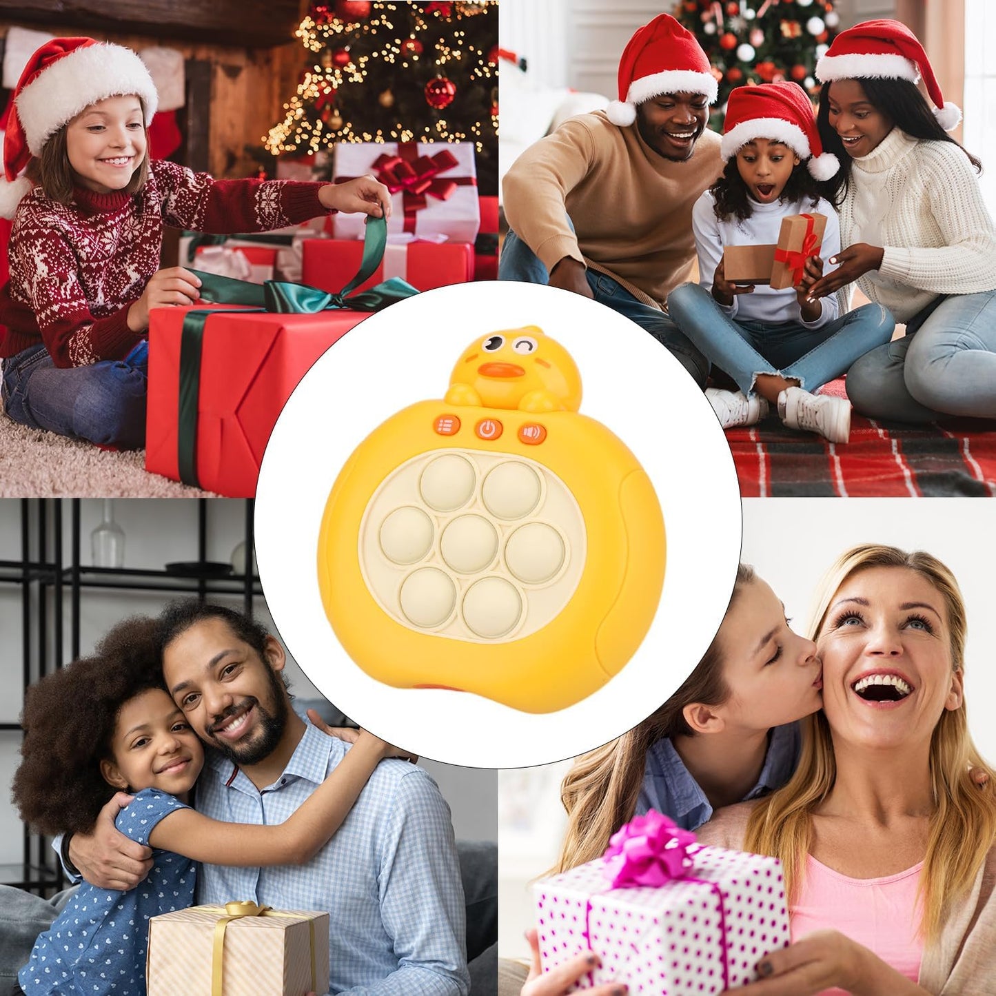 Quick Push Console with Instant Sound Feedback | Handheld Fast Speed Pushing Game | Pop The Target Interactive Educational Sensory Fidget Toy for Kids Adults | Fun Toy for Children 3-12