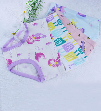 Boboking Girls Soft Underwear Toddler Kids Briefs Cotton Panties 12-pack