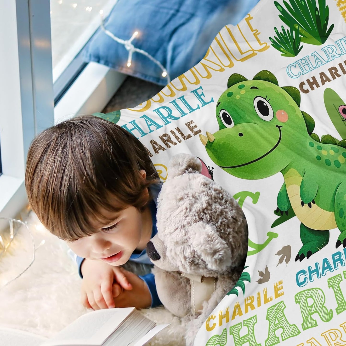 Ship Next Day, Personalized Baby Blankets - Printed in USA, Custom Name Blanket, Baby Blanket with