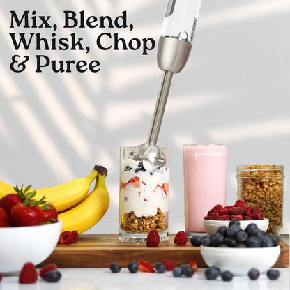 Zulay Immersion Stick Mixer Hand Blender - 800 Watts, Turbo Mode, 5-ft Power Electric Cord