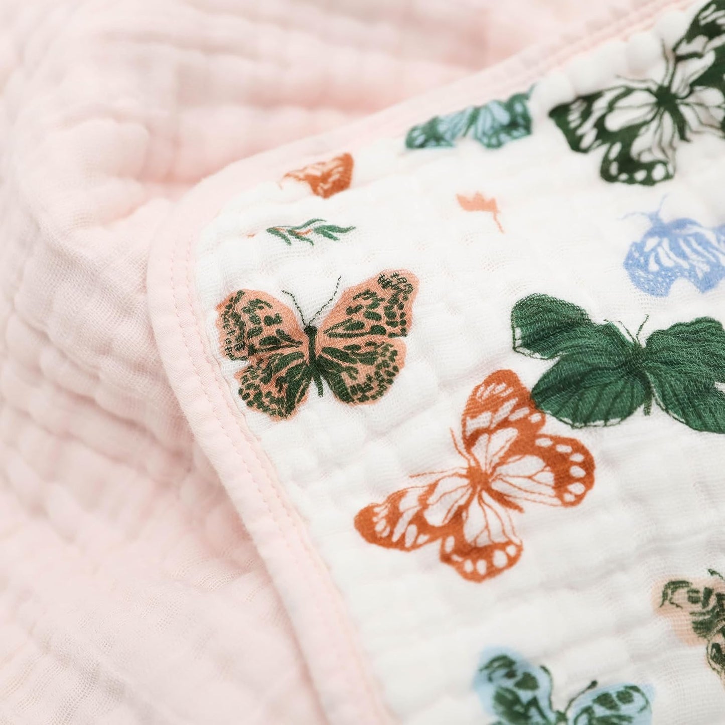 Little Unicorn Original Premium Cotton Quilt | Multi-Layered & Extra-Soft Muslin Fabric |for Babies