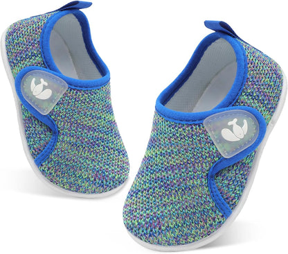 FEETCITY Toddler Walking Shoes Slip On Toddler Shoes Boys Girls Kids Sports Sneakers Casual School Shoes Barefoot Shoes