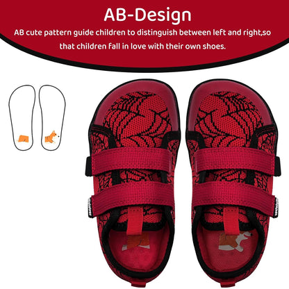 WateLves Toddler Little Kids Wide Barefoot Shoes The First Walking Shoes Girls Boys Breathable Zero Drop Minimalist Sneakers with Wide Toe Box Natural to Grow