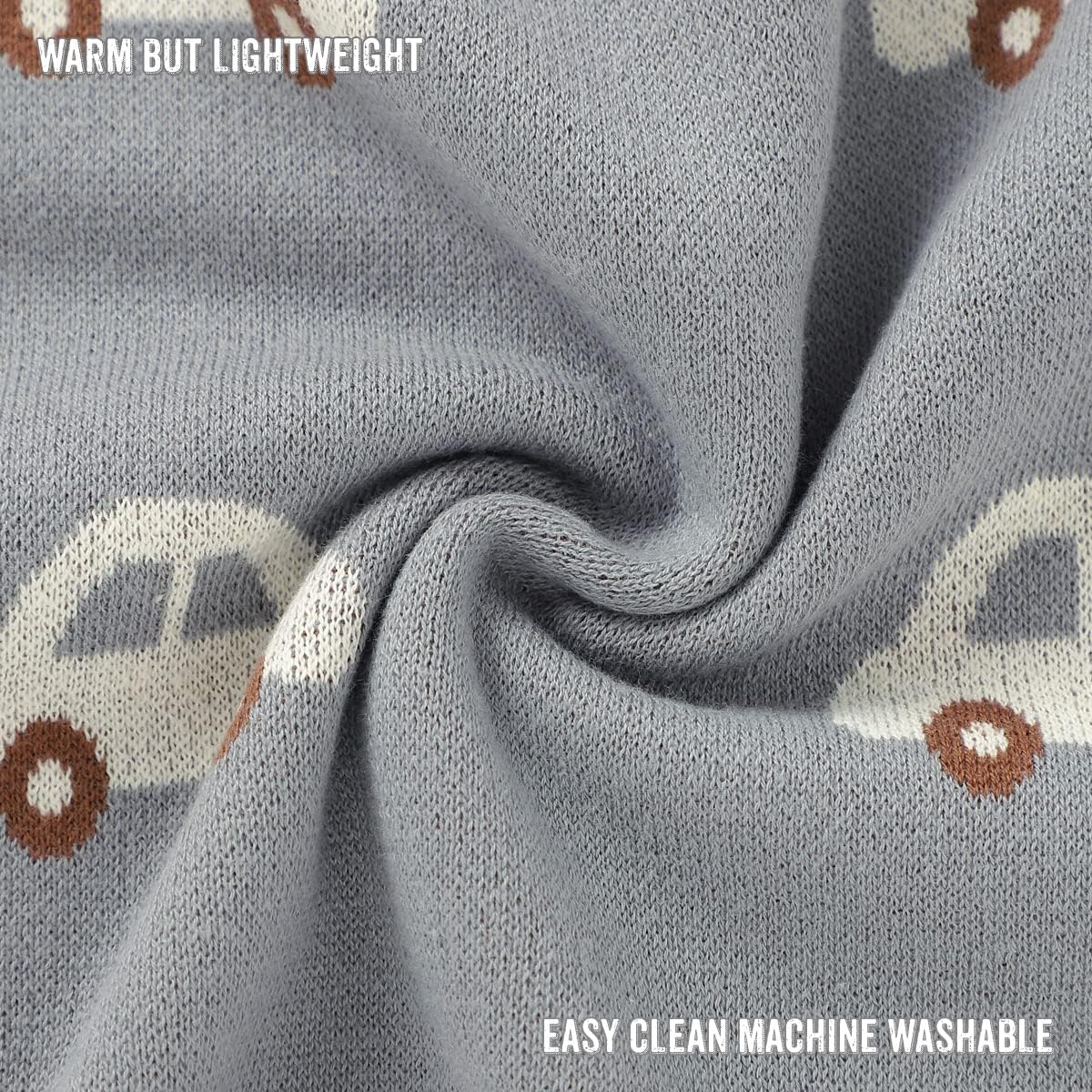 Baby Swaddle Blanket for Boys - 100% Oeko Tex Certified Natural Cotton Buttery Soft Cozy Receiving