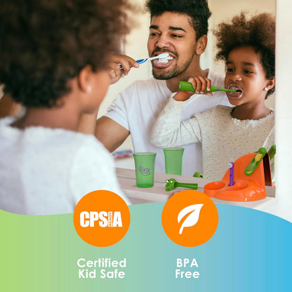 Brusheez Kids’ Electric Toothbrush Set - Safe & Effective for Ages 3+ - Parent Tested & Approved