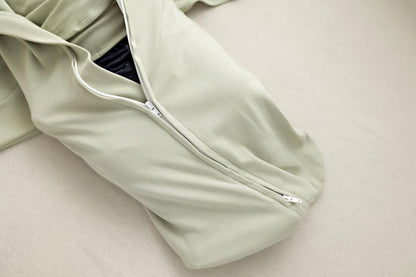 LullaBaby "Double Dream Swaddle: Exclusive Dual Wing Design, Pediatrician-Endorsed, Ultra-Soft Cotton, 2-4 Months, 12-20 lbs - Desert Sage