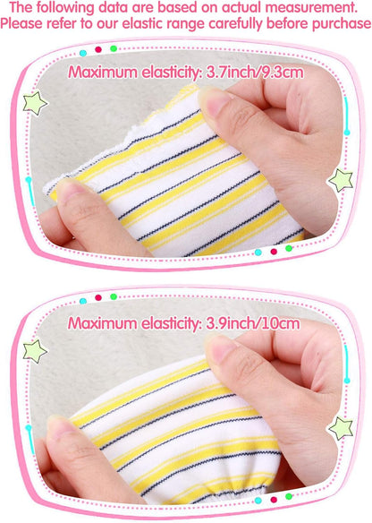 24 Pairs Newborn Baby Mittens Unisex Cute Glove No Scratch Baby Mittens Gloves for 0-6 Months Boys Girls