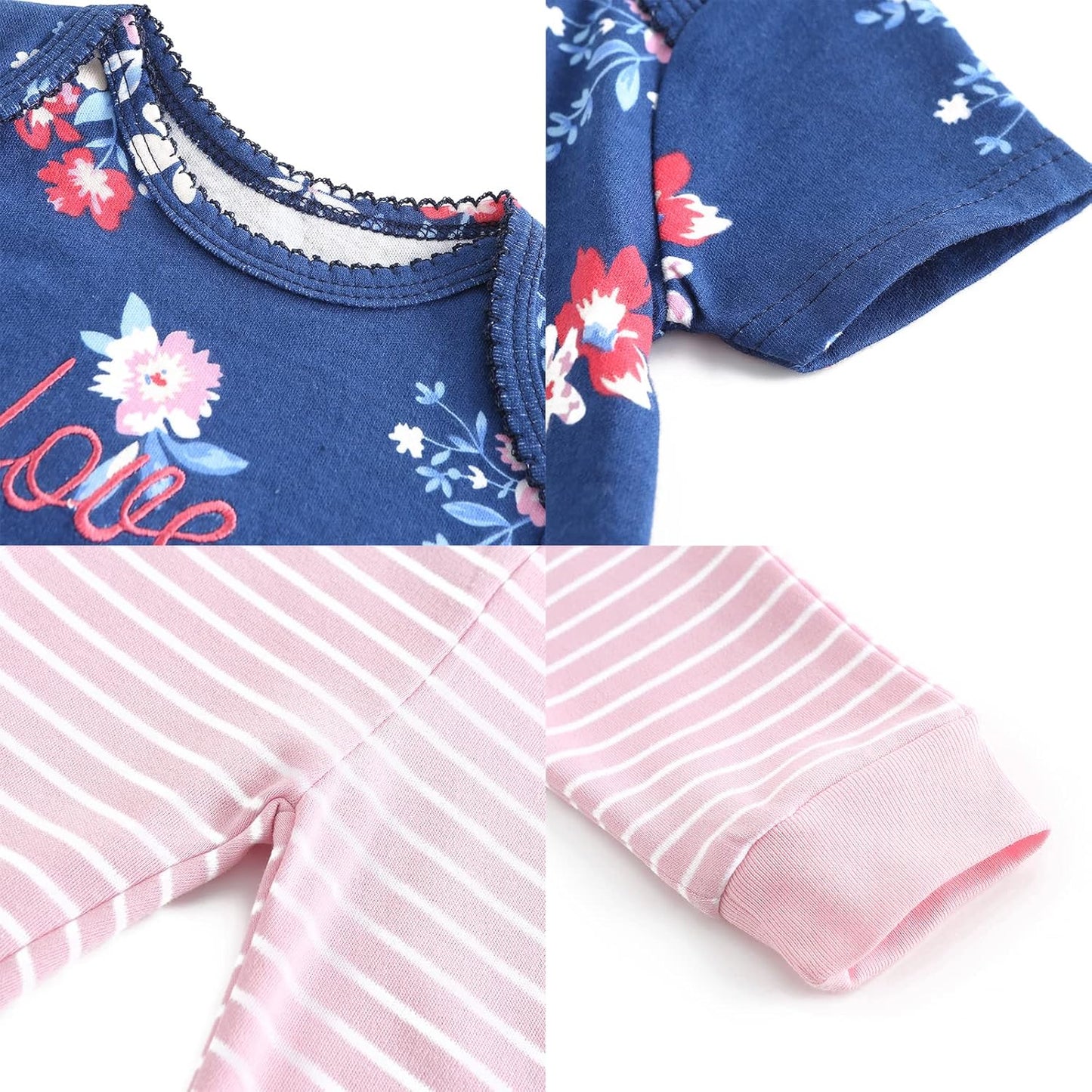 Newborn Layette Gift Set Bodysuits Pants for Baby Girl and Boy 24 Piece 100% Cotton Essentials and Accessories