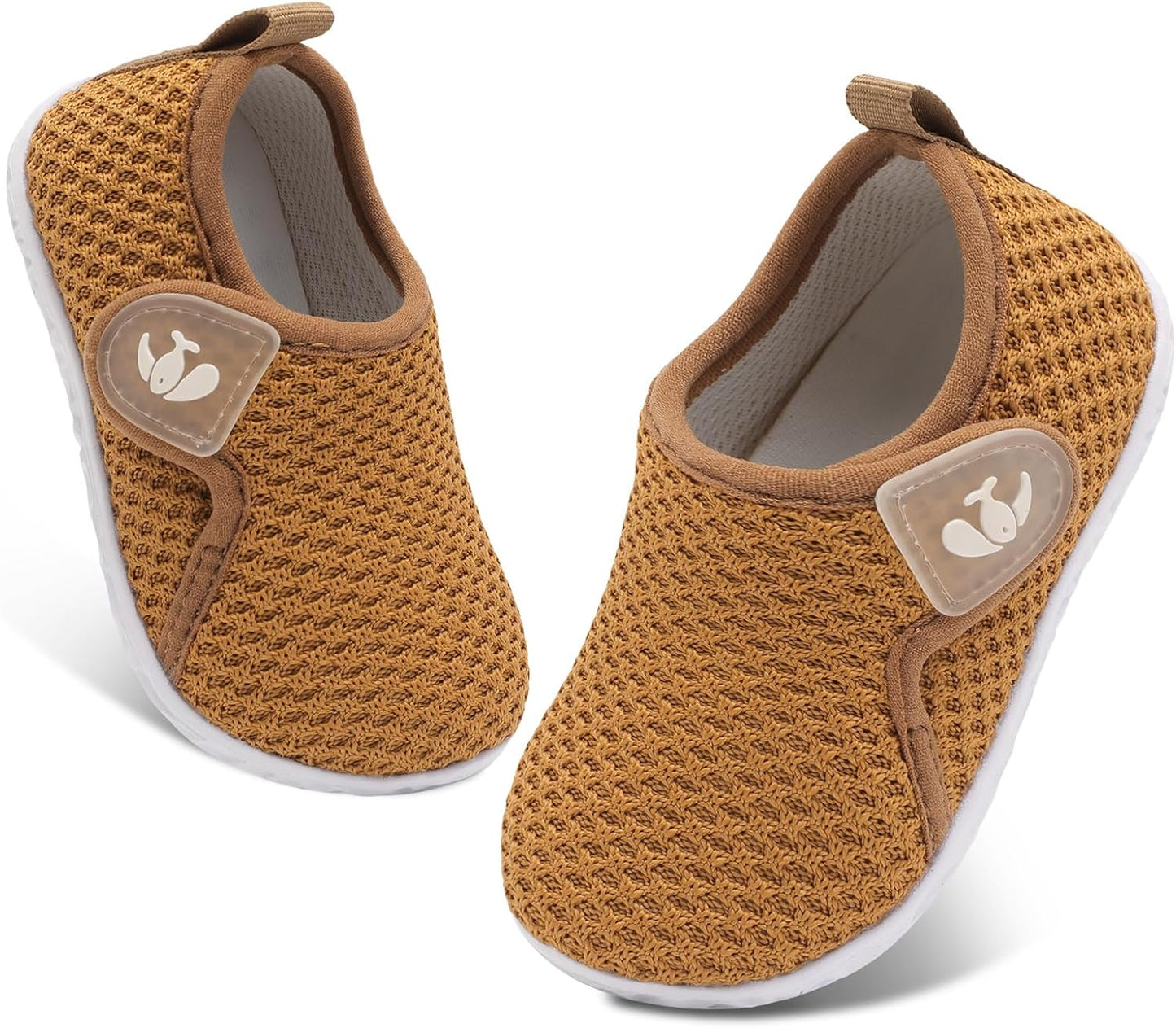 FEETCITY Baby Boys Girls First Walking Shoes Infant Sneakers Crib Shoes Breathable Lightweight Slip On Shoes