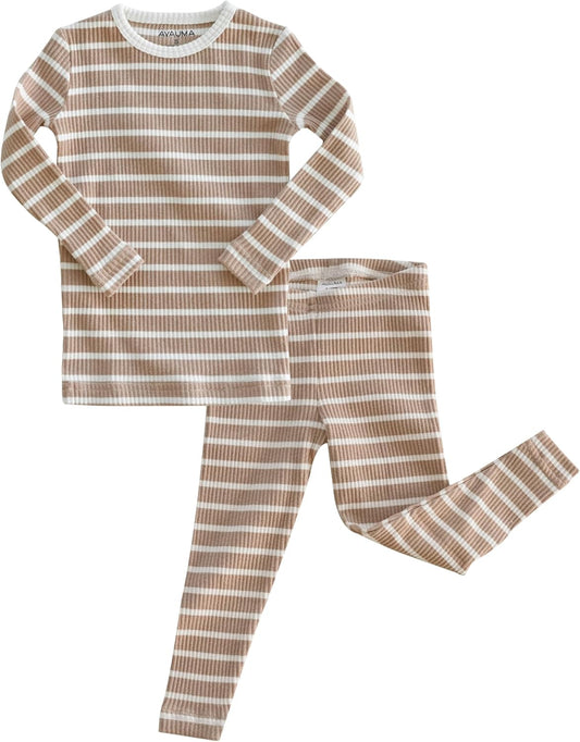 AVAUMA Baby Boys Girls Pajama Set 6M-7T Kids Cute Toddler Snug fit Pjs Cotton Sleepwear