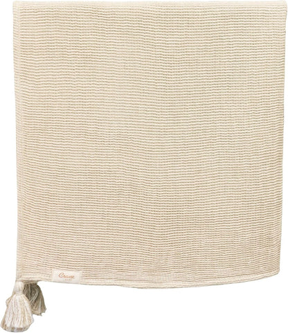 Crane Baby Hazelwood Luxe Blanket, Soft Cotton Nursery and Stroller Blanket, Cotton and Cashmere
