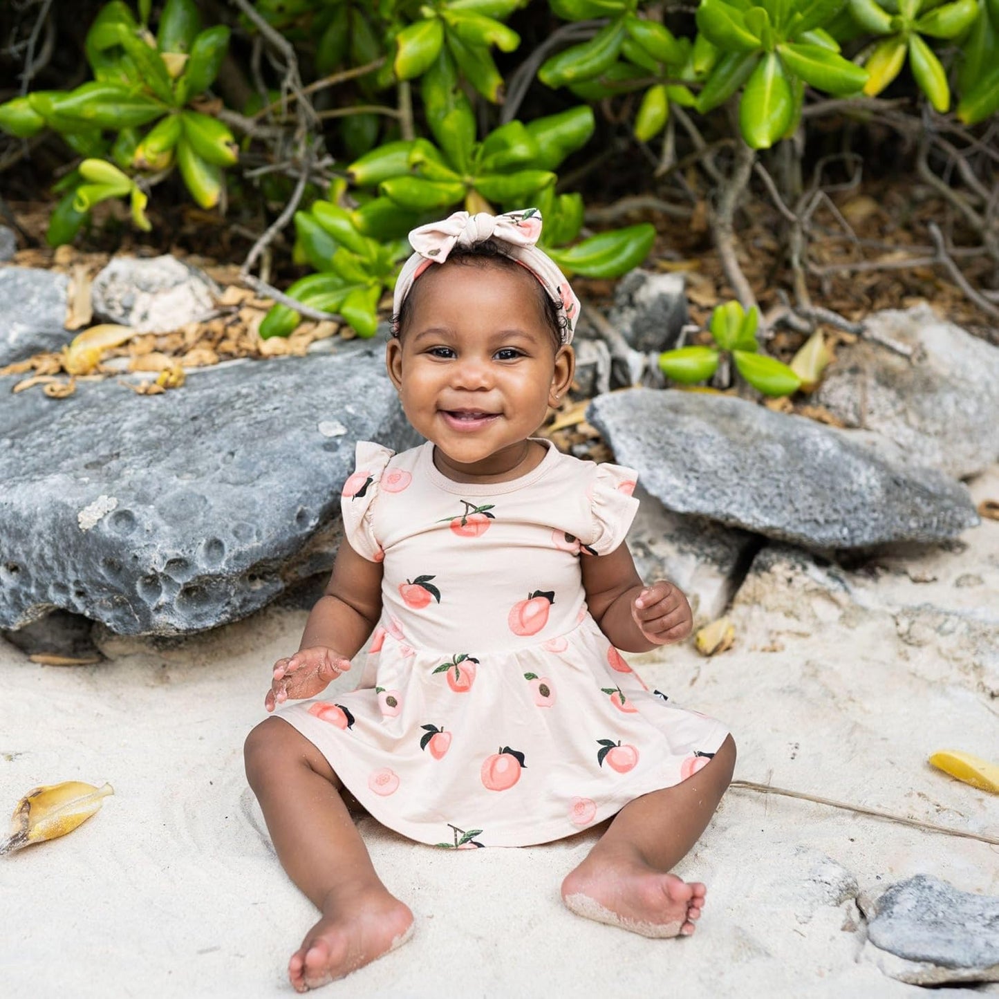 KYTE BABY Rayon Made from Bamboo Twirl Bodysuit Dress