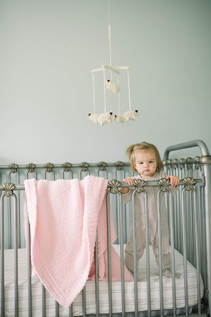 SARANONI Bamboni Luxury Baby Blanket | Plush Blanket for Infant Boys & Girls | Receiving Blanket