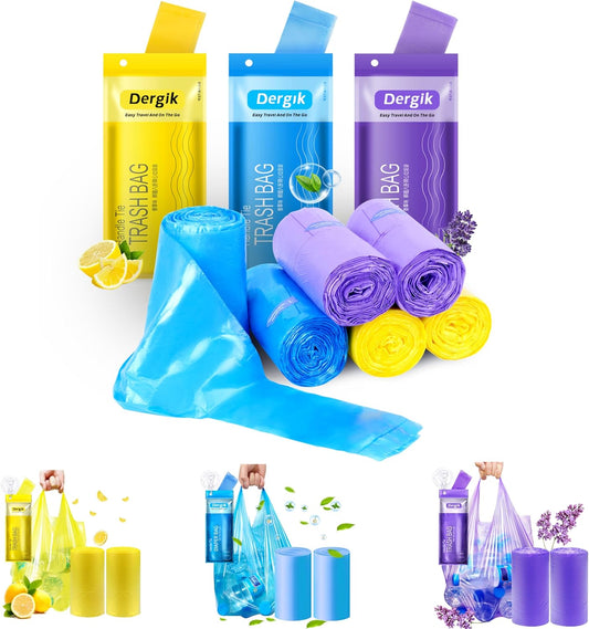 Large Adult Diaper Disposal Bags (18?™’x23?™â€?, 288 pcs Value Pack, Scented, Elderly Waste Diaper Disposable Bags, Baby Dirty Diapers Poop Trash Bags, Sanitary Product Disposal,Colorful