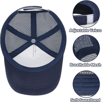 qikqik Baby Baseball Cap Toddler Baseball Hat with Mesh Infant Sun Hat UPF 50+ Baby Ball Cap Toddler Girl Hats Kids Hat Boys