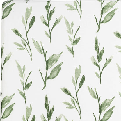 Crane Baby 100% Cotton Sateen Crib Sheet, Fitted for Cribs and Toddler Beds, Baby Crib Sheets, Baby