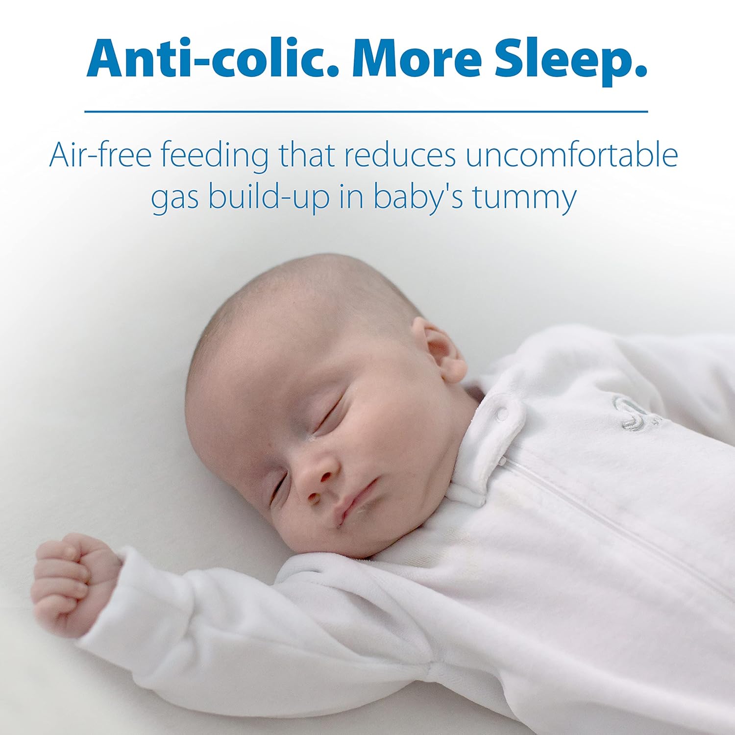 Dr. Brown's Natural Flow Anti-Colic Options+ Narrow Baby Bottle, 2 oz/60 mL, with Preemie Flow