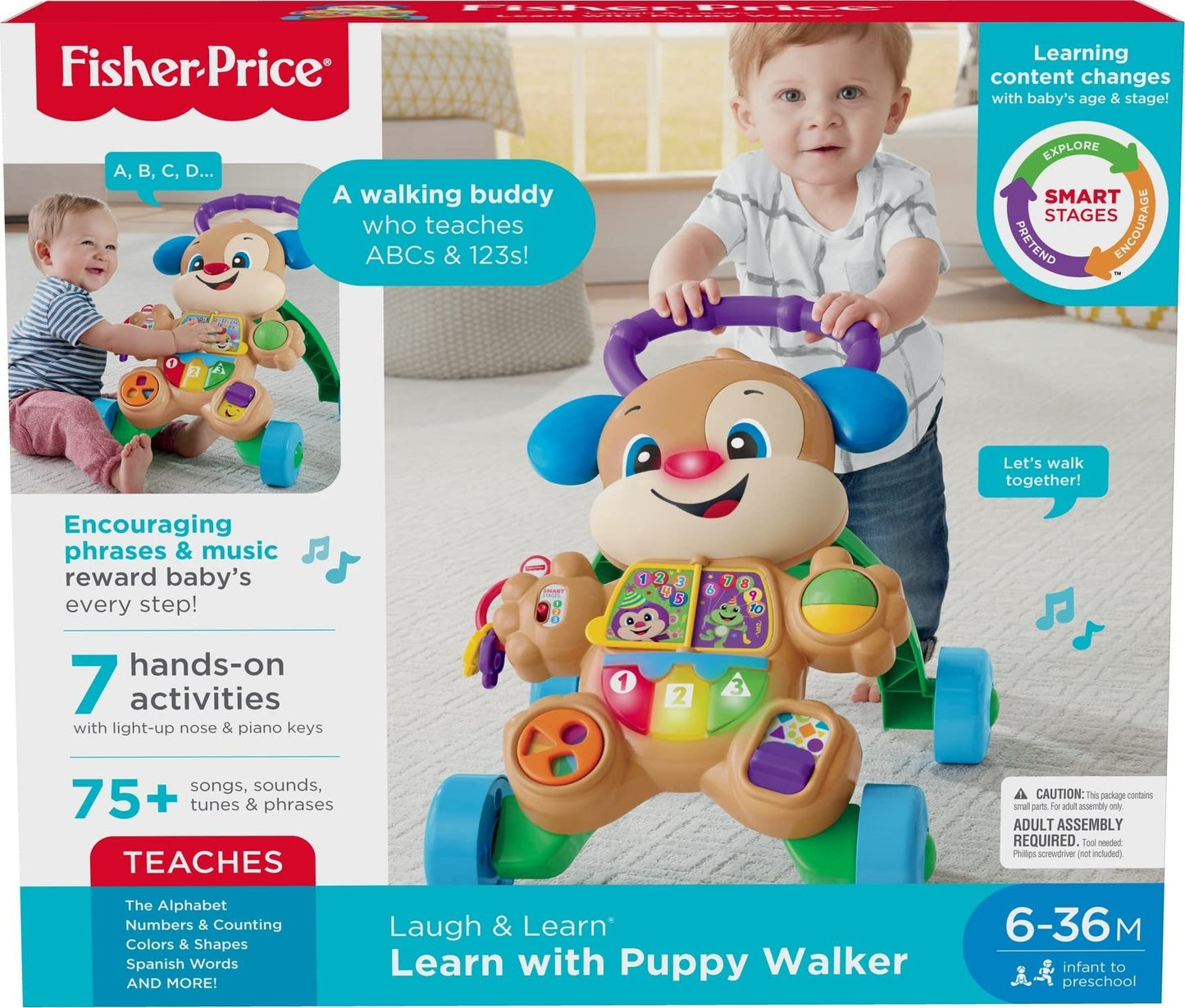 Fisher-Price Laugh & Learn Smart Stages Puppy Walker
