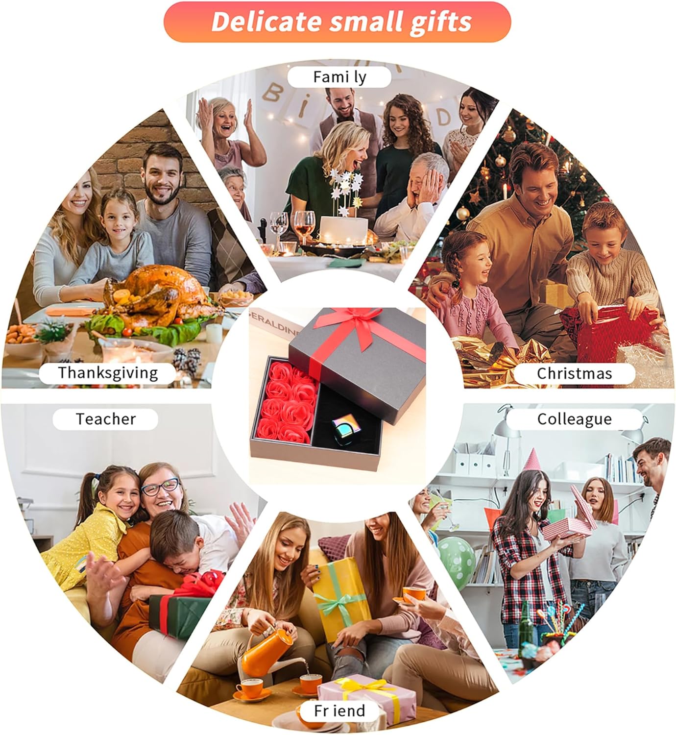 Desk-Fidget-Toys Spinner-Cube: Cool-Gadgets Metal Kinetic-Desk-Toys Office EDC-Toy, ADHD Tools Cool-Stuff Thing Stress Relief Toy Gift for Kids Children Teens Adults Christmas Women Men