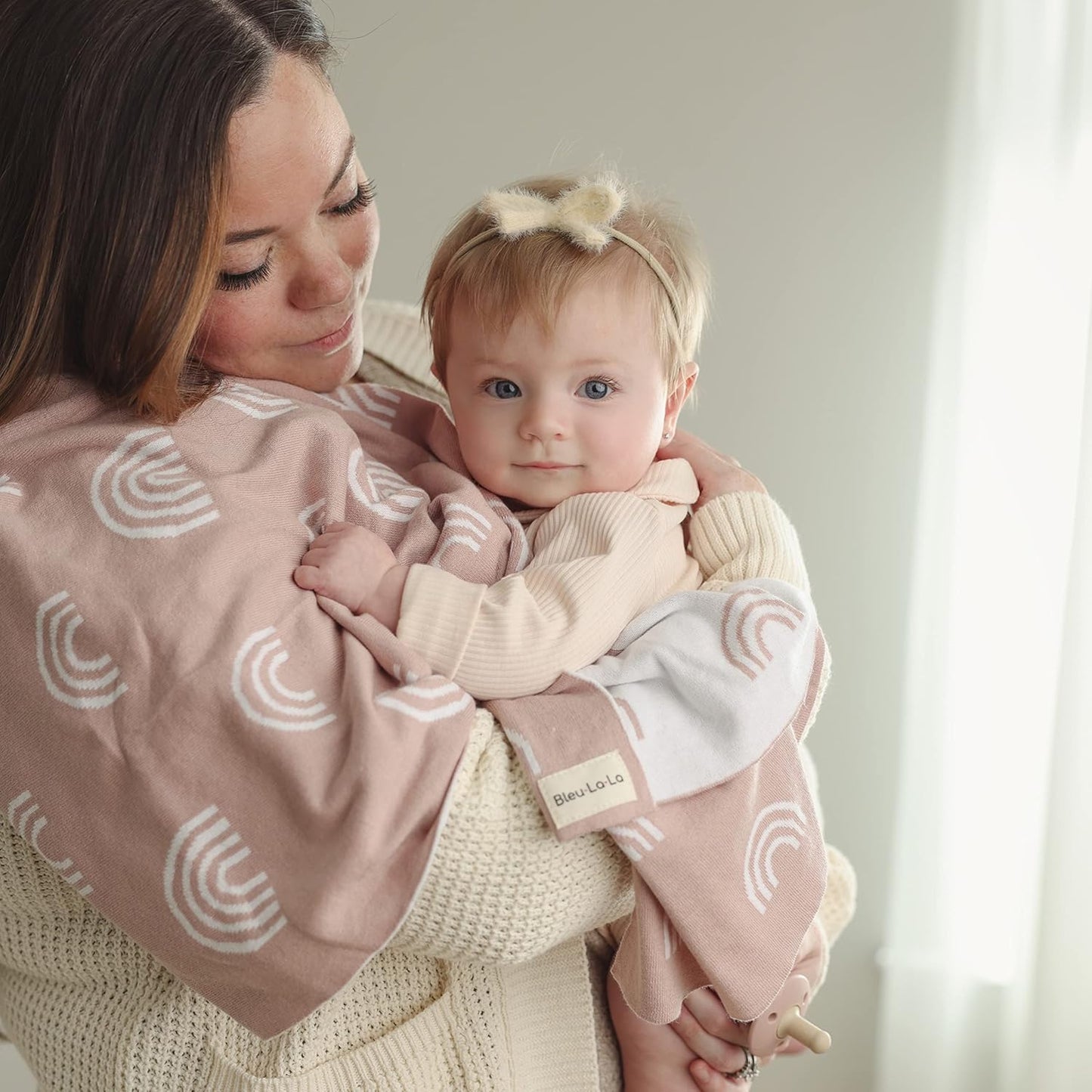Baby Blanket for Girls and Boys - 100% Cotton Buttery Soft Cozy Receiving Swaddle Crib Stroller
