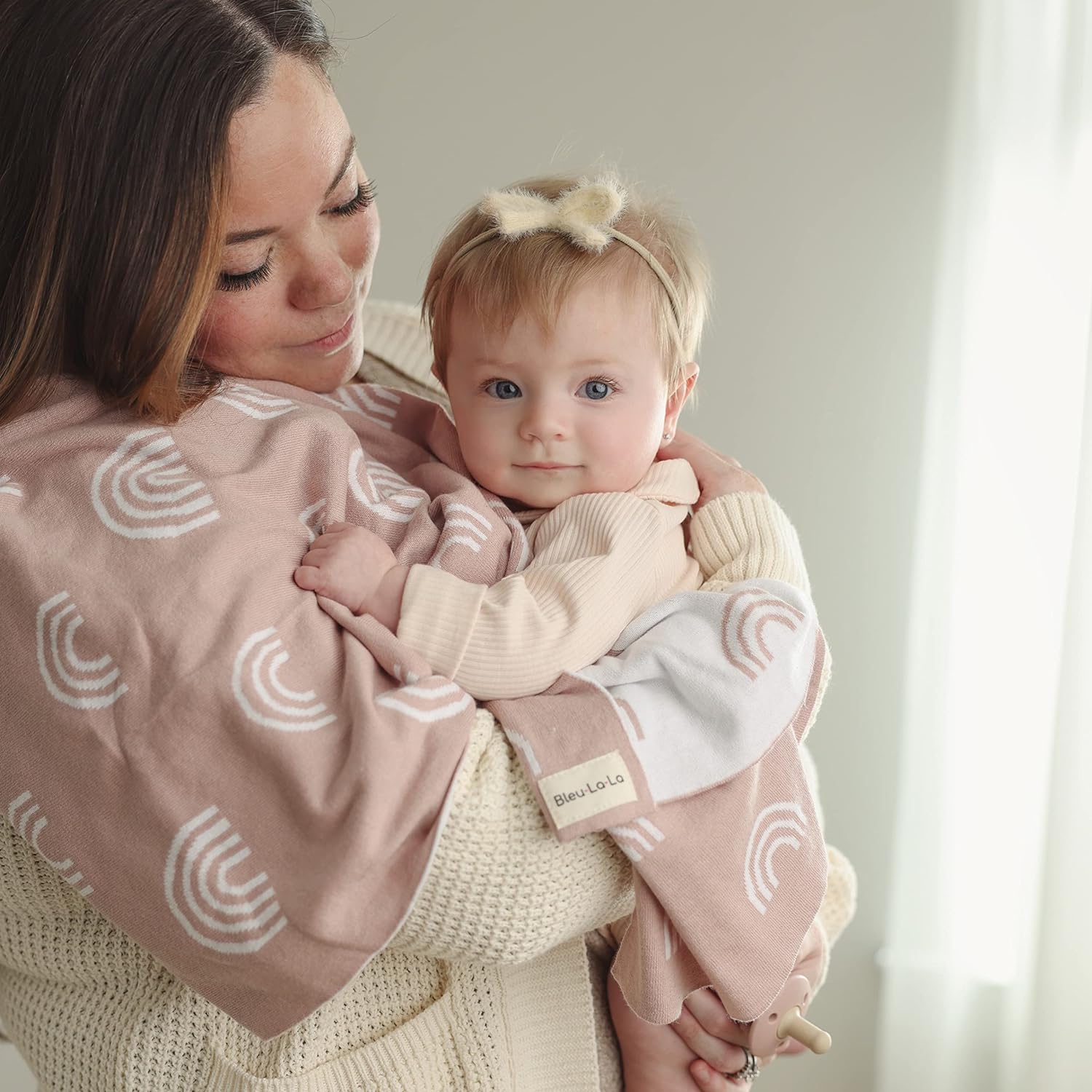 Gender Neutral Receiving Blanket 100% Cotton Buttery Soft Cozy Receiving Swaddle Crib Stroller