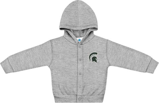 Creative Knitwear College Baby Snap Hooded Jacket - Team Logo, Multiple Colors, for Boys & Girls, (0-24 Months)