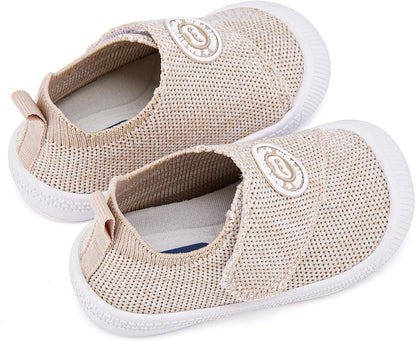 BMCiTYBM Baby Shoes Infant Boy Girl First Walker Shoes Toddler Walking Shoes Lightweight Non-Slip Sneakers for 6 9 12 18 24 Months