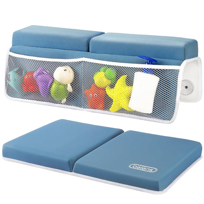beiens Bath Kneeler and Elbow Rest Pad Set - 1.5'' Comfortable Thick Baby Bath Kneeler Pads, Quick