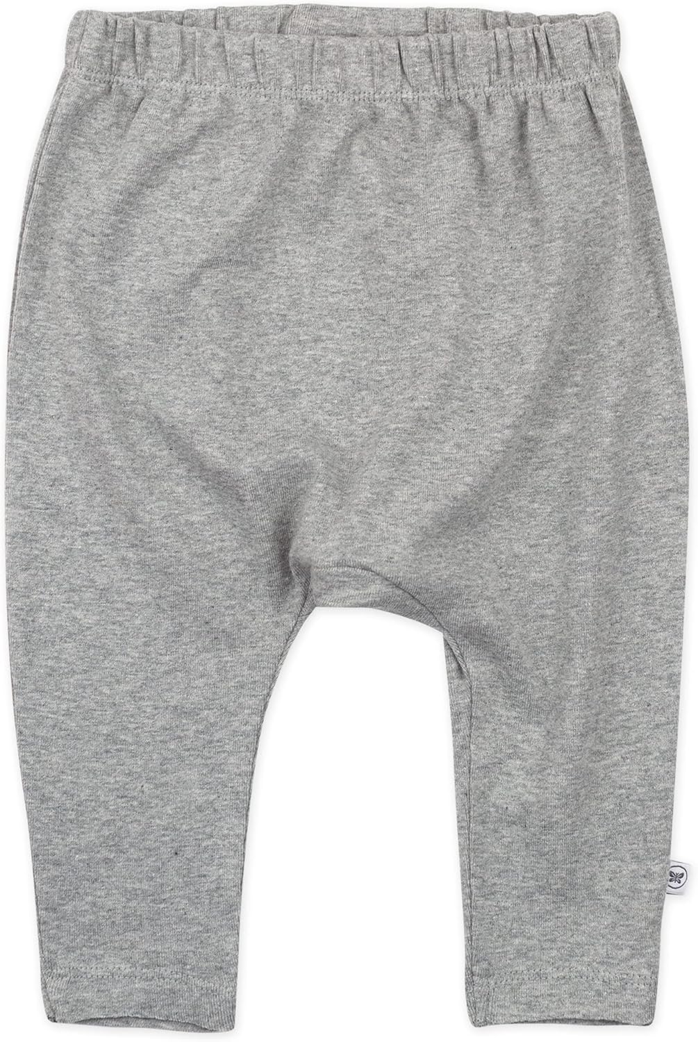 HonestBaby Multipack Harem Pants Roomy Fit Pull on Bottoms 100% Organic Cotton for Infant Baby Boys, Girls, Unisex