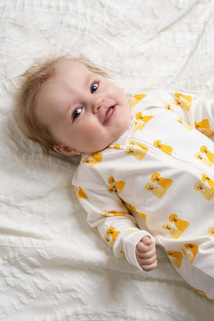 MONICA + ANDY Baby Organic One-Piece Baby Pajamas