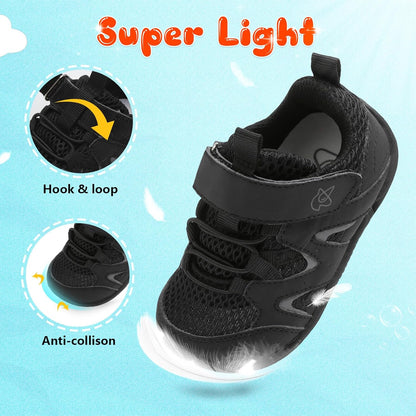 LeIsfIt Baby Shoes Boys Girls First Walking Shoes Non-Slip Toddler Breathable Sneakers Infant Sneakers