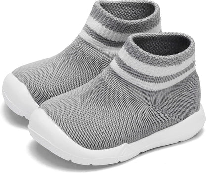 Engtoy Baby Shoes & Socks - Non-Slip Breathable Slippers with Soft Rubber Sole - Baby Boys & Girls Slip On Sneakers