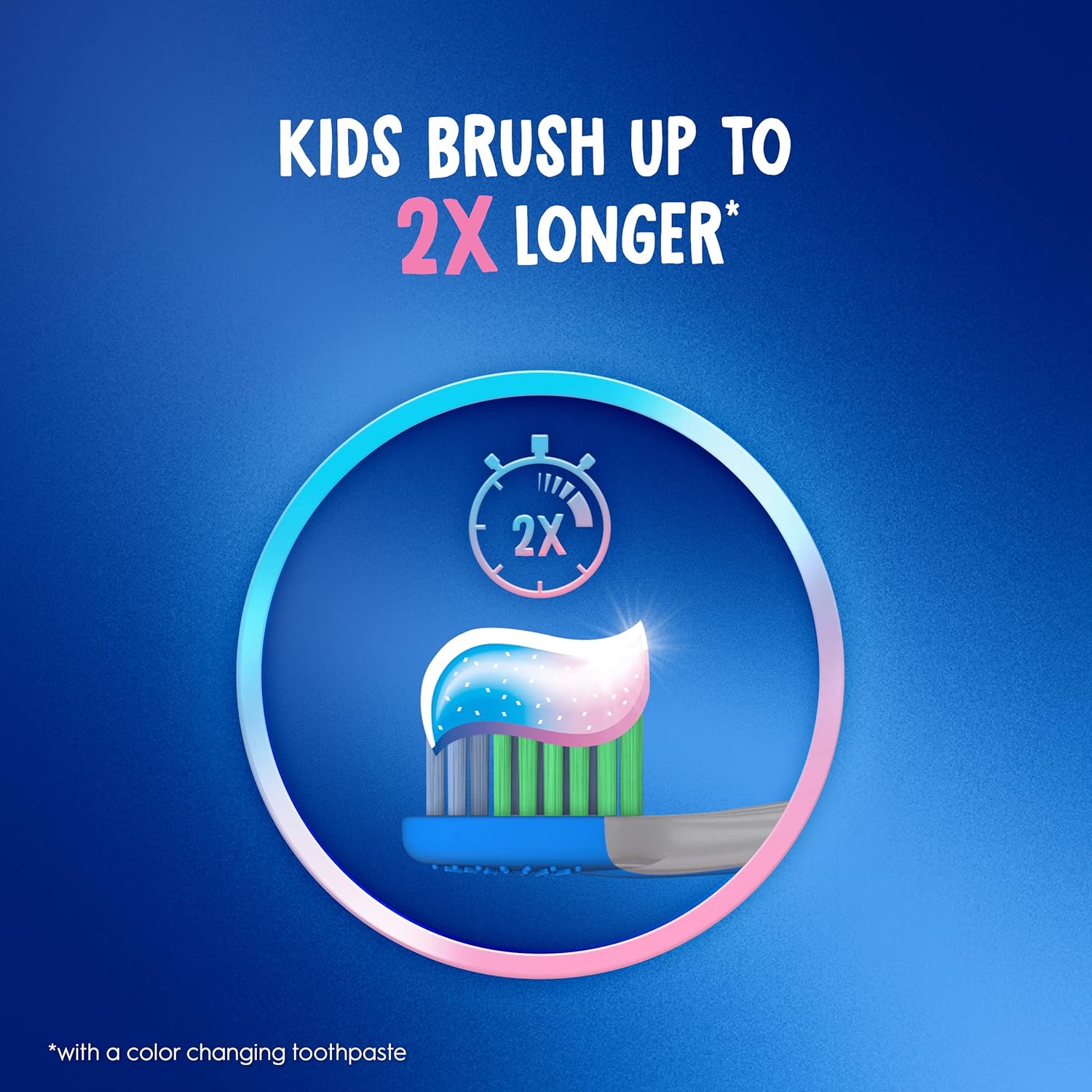 Crest Advanced Kid's Fluoride Toothpaste, Bubblegum Flavor, 4.2 oz, 3 Count, Color-Changing