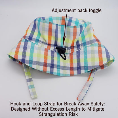 Keepersheep Baby Baseball Cap Infant Sun Hat, Cotton Knit with Soft Brim, Adjustable Soft Newborn Toddler Cap