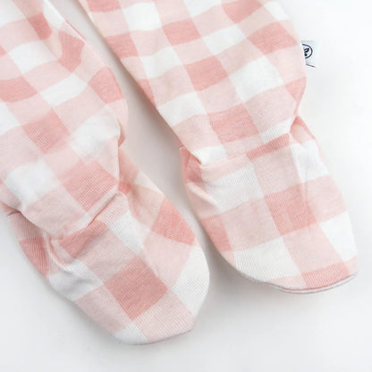 HonestBaby 3-pack Footed Pants Roomy Fit Pull on Bottoms 100% Organic Cotton for Infant Baby Boys, Girls, Unisex
