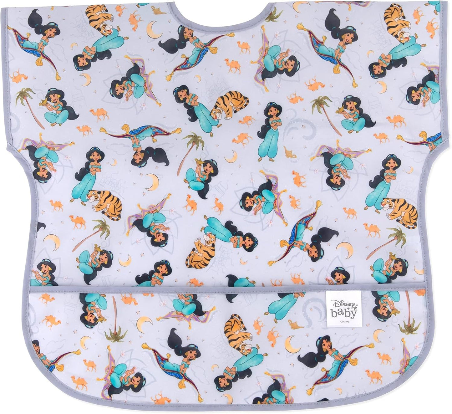 Bumkins Bibs - Toddler Bibs, Waterproof, Large for 1-3 Years, Short Sleeve