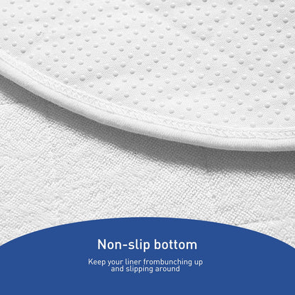 Baby Changing Pad Liners,Fit for Changing Table Liners are Warm On a Baby's Back,Thicker & Non-Slip,3 Count